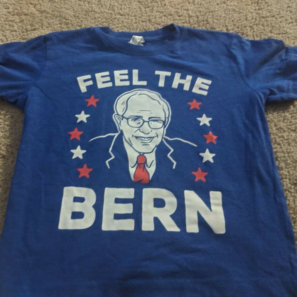 sz 5 6 Youth's Shirt Bernie Sanders Feel The Bern